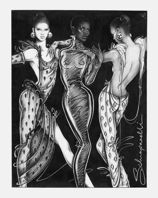 Schiaparelli SS26 Illustration