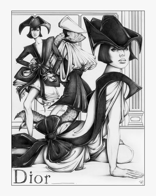 Dior SS26 Illustration