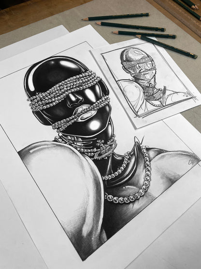 Vivienne Mask Illustration